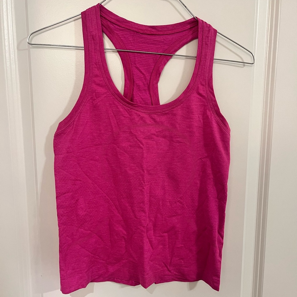 Lululemon Racerback Sonic Pink Tank
